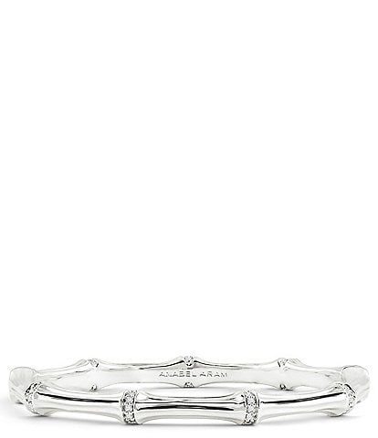 Anabel Aram Bamboo Hinged Bangle Bracelet