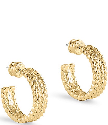 Anabel Aram Cheval Braid Hoop Earrings