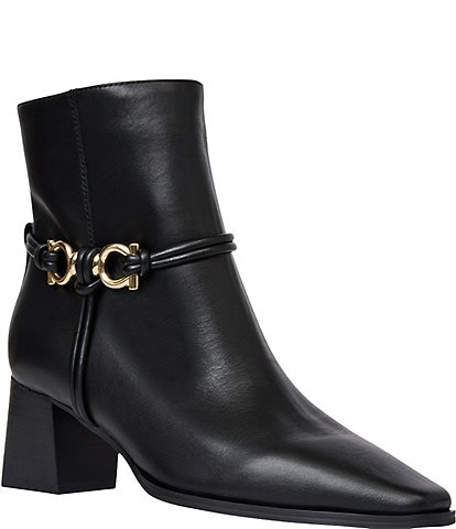 Andre Assous Arya Leather Bit Harness Booties