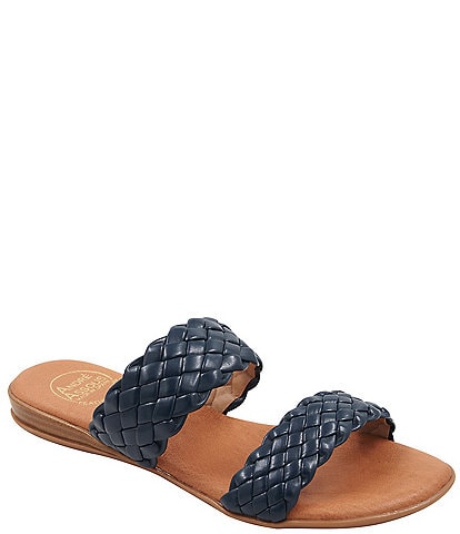 Andre Assous Naria Braided Metallic Sandals