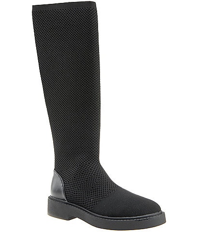 Andre Assous Viv Stretch Fly Knit Tall Boots