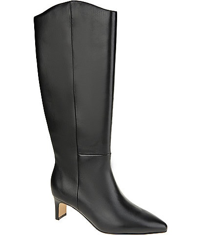 Andre Assous Walma Leather Pointed Toe Tall Boots