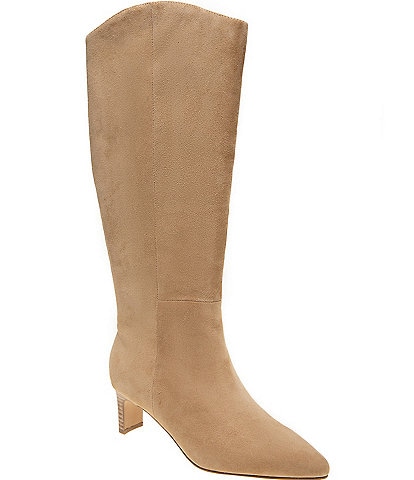 Andre Assous Walma Suede Pointed Toe Tall Boots