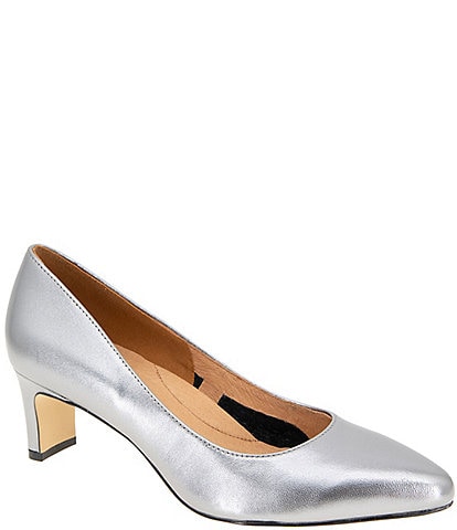 Andre Assous Wynne Metallic Leather Pumps