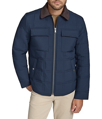 Andrew Marc Brockman Quilted Shirt Jacket