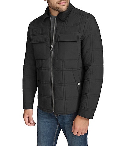Andrew Marc Brockman Quilted Shirt Jacket