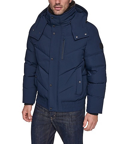 Andrew Marc Jasper Hooded Bomber Jacket