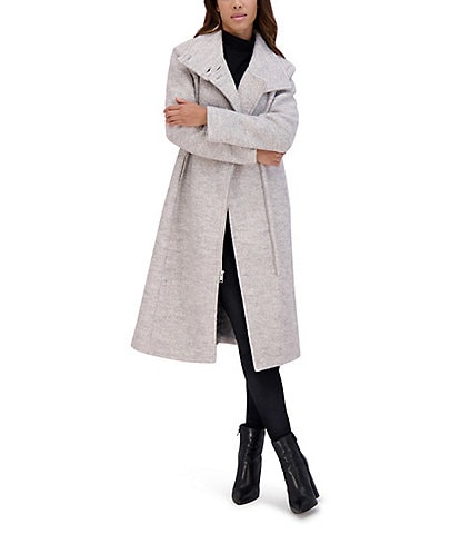 Andrew Marc Sport Geller Wool Blend Collared Walker Coat