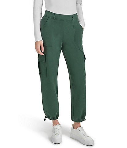 Andrew Marc Sport Stretch Cargo Straight Ankle Pants