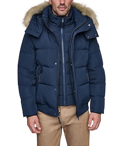 Andrew Marc Umbria Hooded Down Jacket