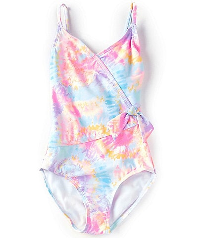 Angel Beach Big Girls 7-16 Favorite Tie Dye One-Piece Swimsuit