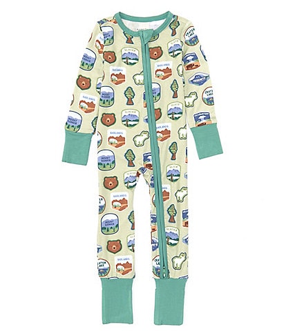 Angel Dear baby Boy 6-24 Months Long Sleeve National Parks Patches West Coverall