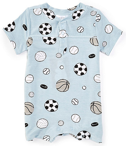 Angel Dear Baby Boys 3-24 Months Short Sleeve Sports Shortall