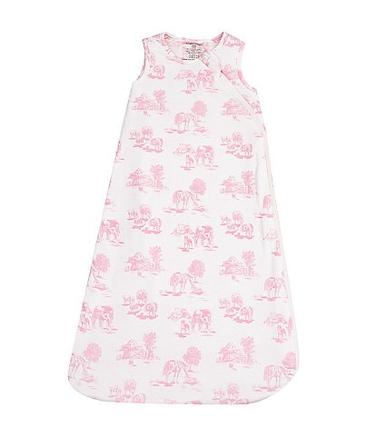 Angel Dear Baby Girls Newborn-6 Months Farm Toile Print Sleep Sack