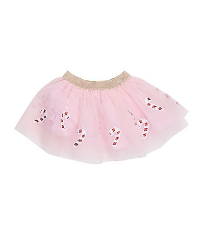 Angel Dear Baby/Little Girls Newborn-4T Sequin-Embellished Candy Cane Tutu Skirt