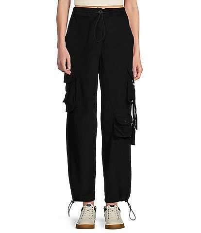 Angie Corduroy Solid Cargo Pants