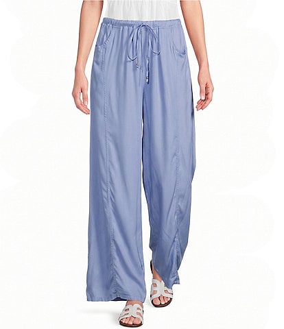 Angie Drawstring Wide Leg Pocket Pants