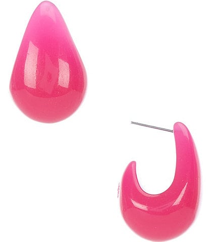 Anna & Ava Acrylic Thick Hoop Earrings