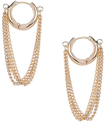 Anna & Ava Chain Hoop Earrings