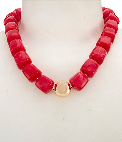 Anna & Ava Chunky Beaded Statement Necklace