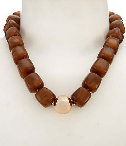 Anna & Ava Chunky Beaded Statement Necklace