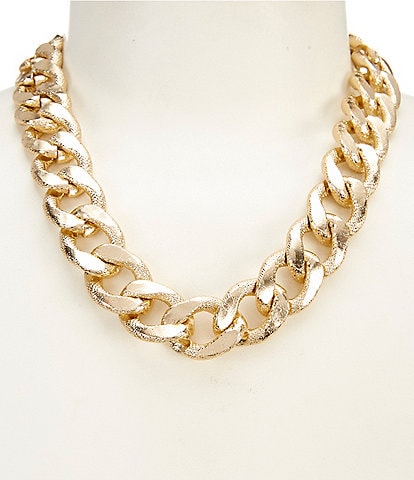 Anna & Ava Chunky Chain Collar Necklace