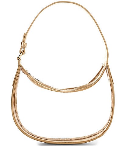 Anna & Ava Clear Crescent Mini Hobo Bag