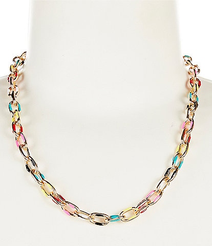 Anna & Ava Coated Link Chain Necklace