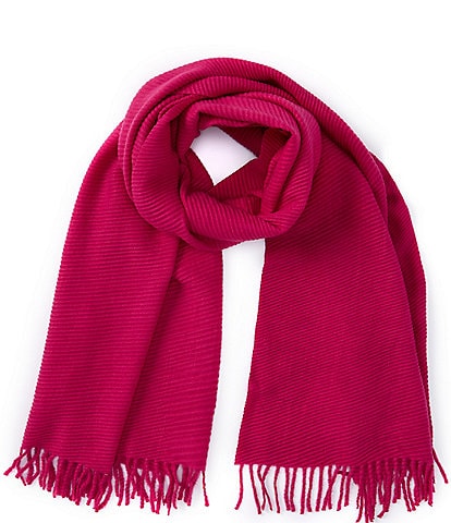 Anna & Ava Crinkle Oblong Scarf with Tassels