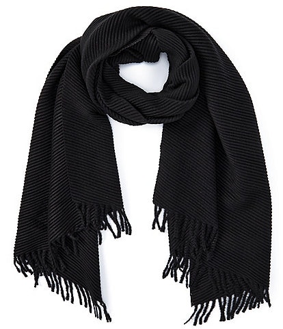 Anna & Ava Crinkle Oblong Scarf with Tassels