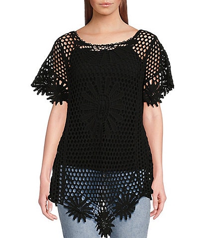 Anna & Ava Crochet Sleeveless Tunic