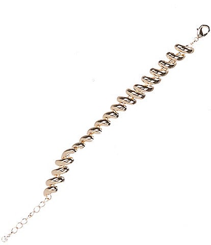 Anna & Ava Curved Bars Line Bracelet