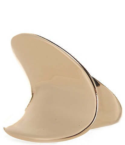 Anna & Ava Curved Disc Sculptural Statement Ring