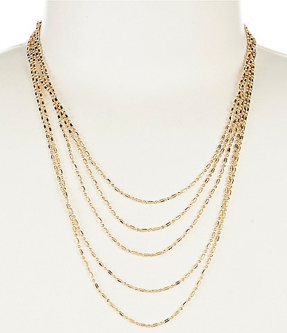 Anna & Ava Delicate Layered Short Multi-Strand Necklace