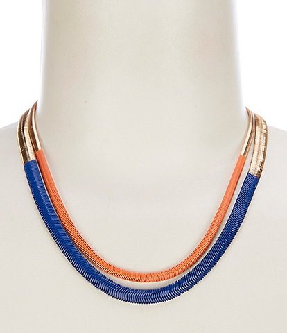 Anna & Ava Double Layer Snake Chain Necklace