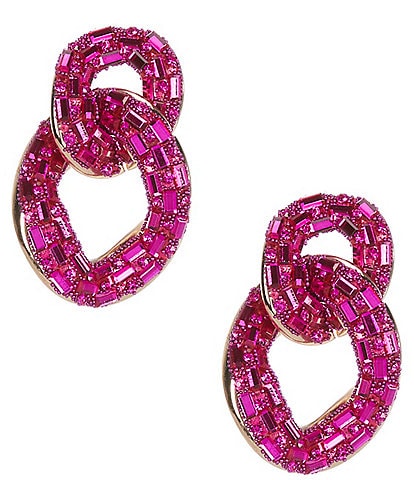 Anna & Ava Embellished Link Statement Drop Earrings