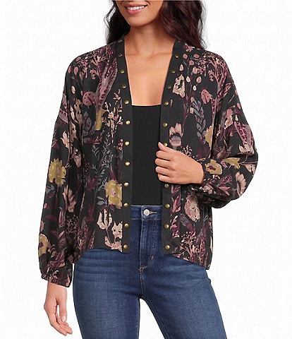 Anna & Ava Floral Stud Jacket