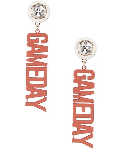 Anna & Ava Gameday Stone Statement Drop Earrings