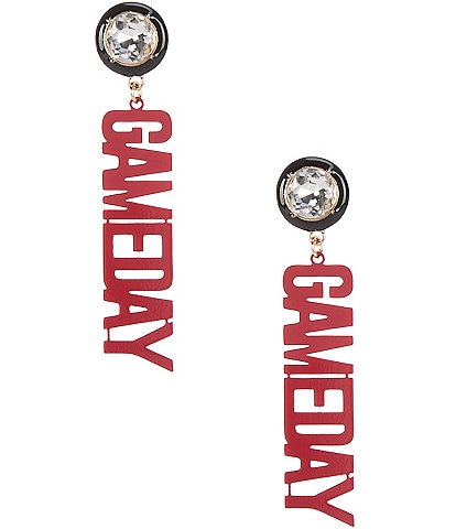 Anna & Ava Gameday Stone Statement Drop Earrings