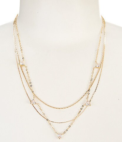 Anna & Ava Multi Layer Paperclip Chain Necklace