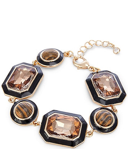 Anna & Ava Inset Stone Line Bracelet