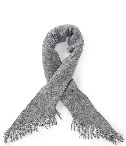 Anna & Ava Knit Triangle Fringe Scarf Wrap