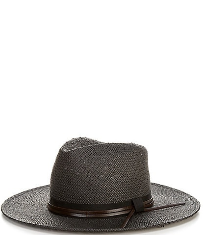 Anna & Ava Leather Band Panama Hat