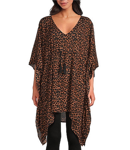 Anna & Ava Leopard Kimono