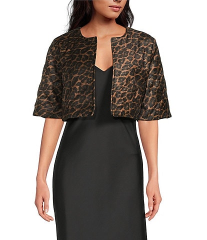 Anna & Ava Leopard Print Quilted Topper