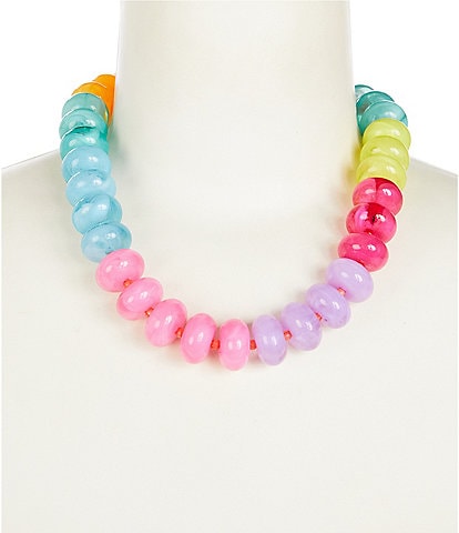 Anna & Ava Multi Colored Bead Collar Statement Necklace