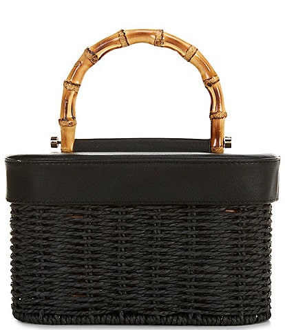 Anna & Ava Odette Straw Train Case