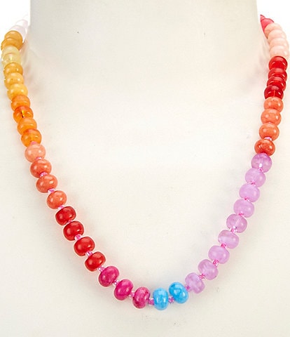 Anna & Ava Ombre Beaded Collar Necklace