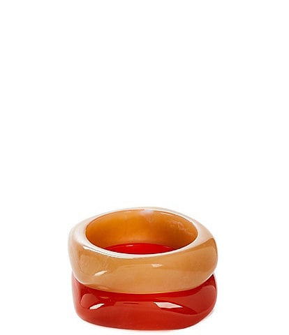 Anna & Ava Resin Resort Bangle Bracelet Set