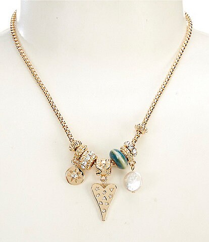 Anna & Ava Rondelle Charm Statement Necklace